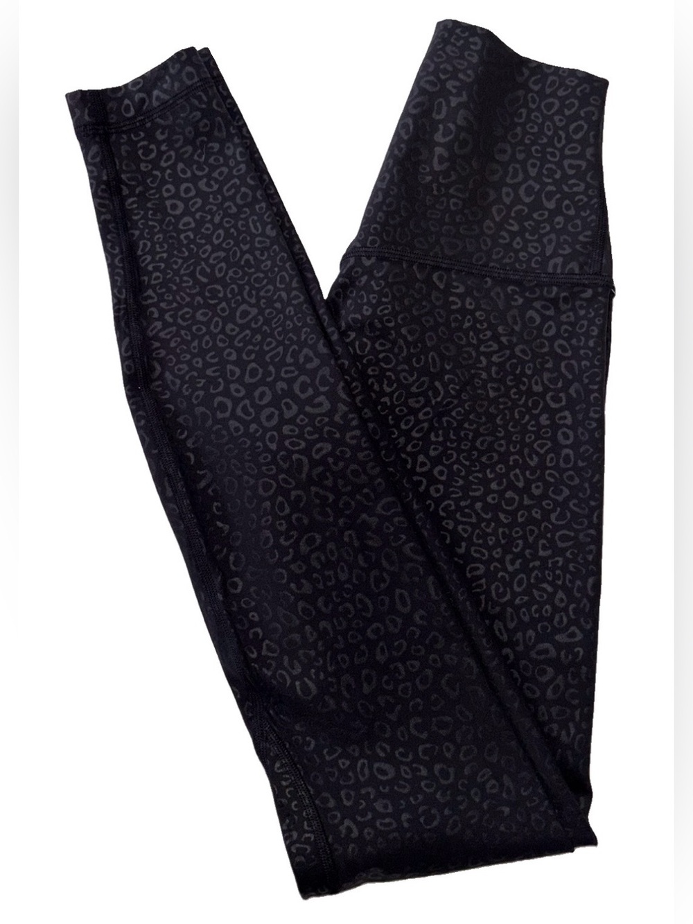 NWT*LULULEMON*SIZE 2*ALIGN HIGH RISE 28” LENGTH PANT*LEOPARD EMBOSSED BLACK $98